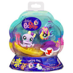 Littlest Pet Shop Spring Pets Happiest #862 & #863 Octopus and Angel Fish